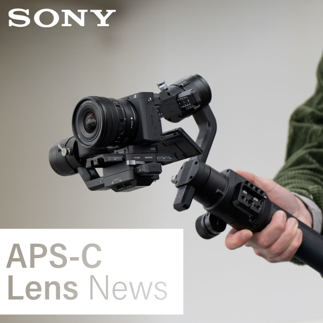 Sony kündigt drei neue APS-C Objektive an.