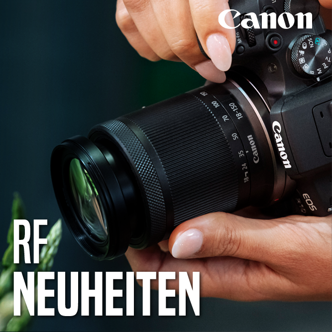 Canon stellt zwei neue RF Objektive vor.